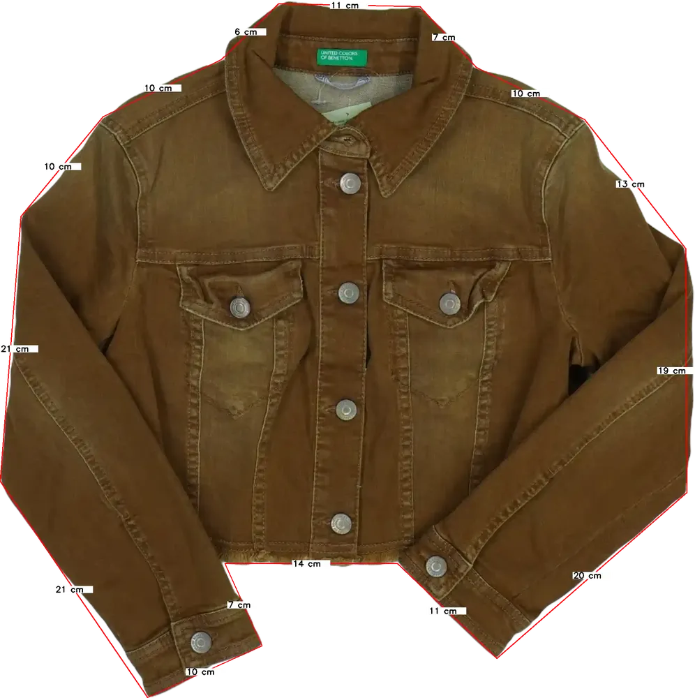 Barna Benetton Farmerdzseki EU 164 / UK 14 év / US 14 év/XL