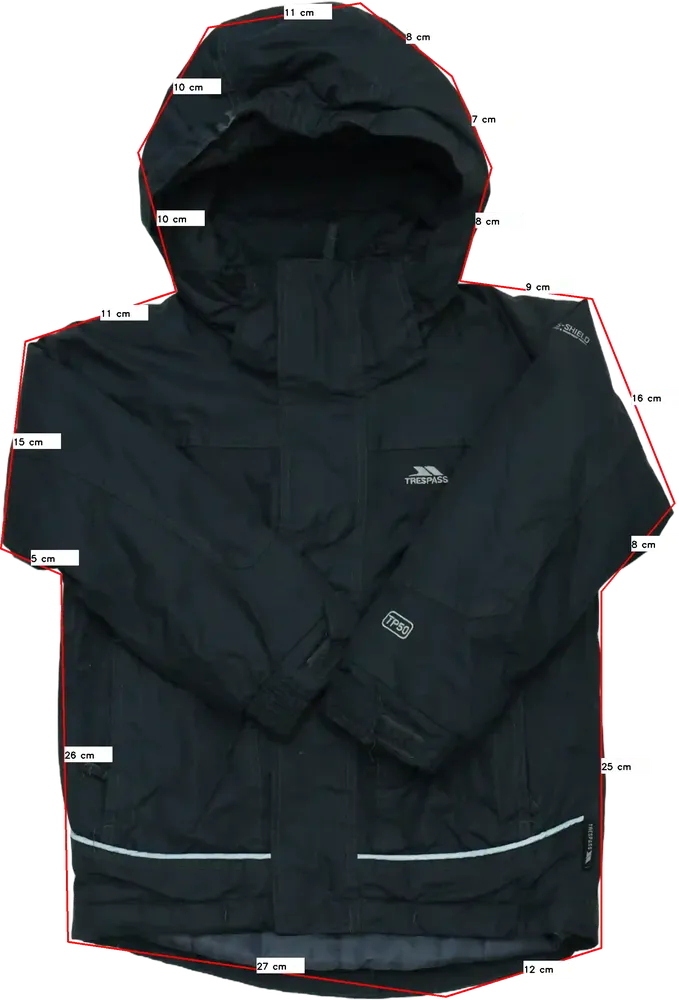 Szürke Trespass Síkabát EU 98 / UK 3 év / US 3T