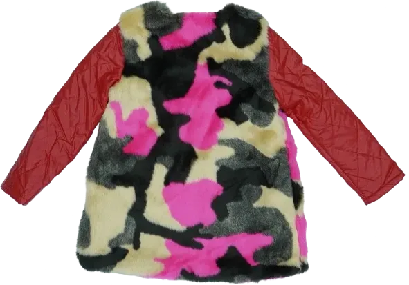 Piros Rosalita Szőrmekabát EU 104 / UK 4 év / US 4T/XS