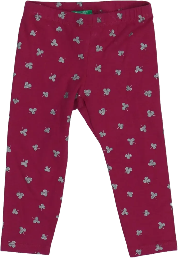 Rózsaszín Benetton Leggings EU 86 / UK 12-18 hónap / US 18 hónap