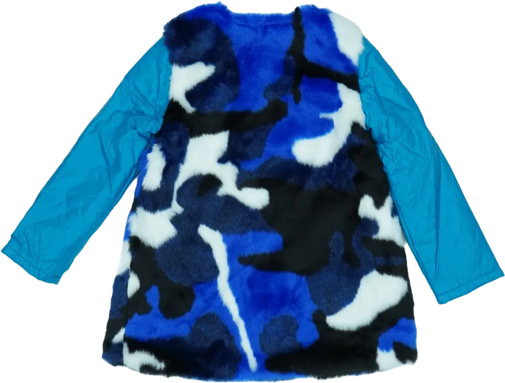 Kék Rosalita Szőrmekabát EU 104 / UK 4 év / US 4T/XS