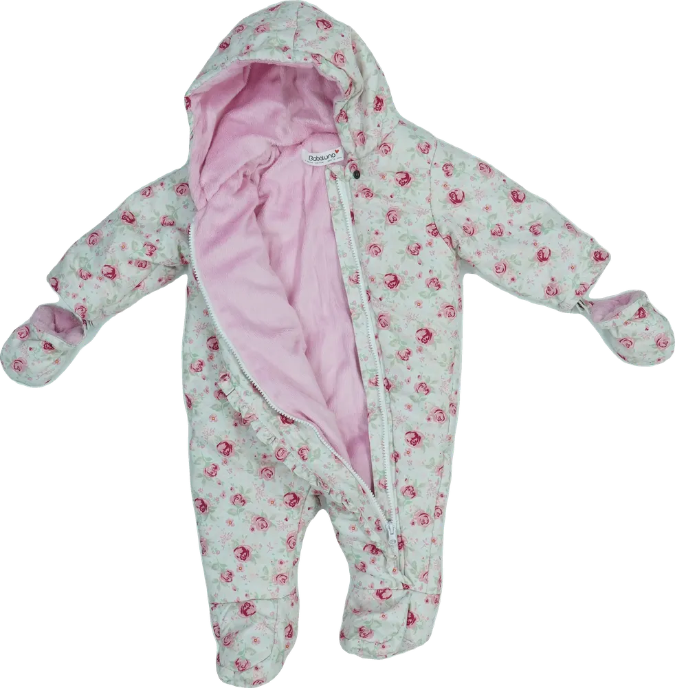 Fehér Babaluno Baby Baby overál EU 74 / UK 6-9 hónap / US 6-9 hónap