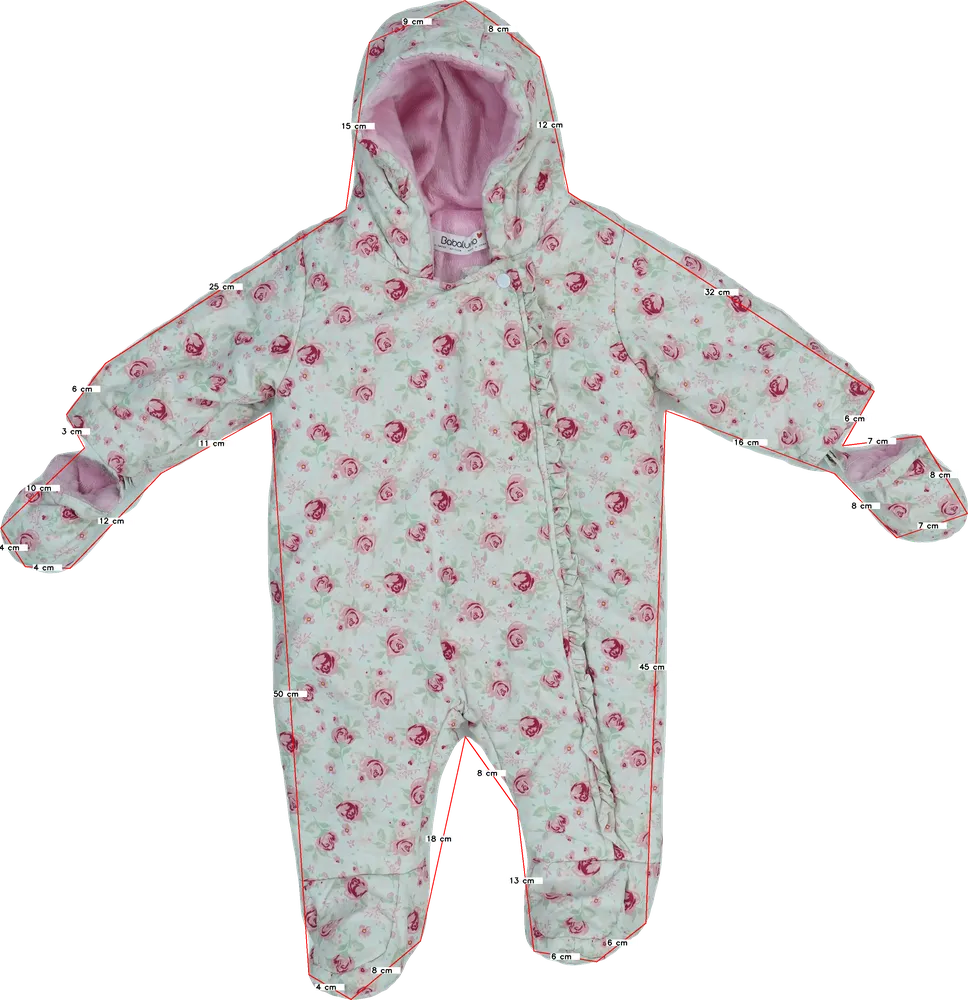 Fehér Babaluno Baby Baby overál EU 74 / UK 6-9 hónap / US 6-9 hónap