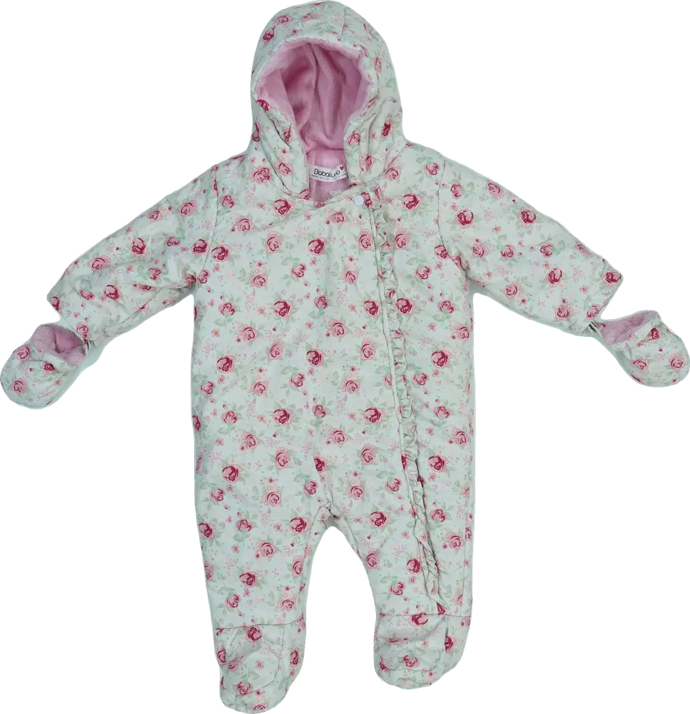 Fehér Babaluno Baby Baby overál EU 74 / UK 6-9 hónap / US 6-9 hónap