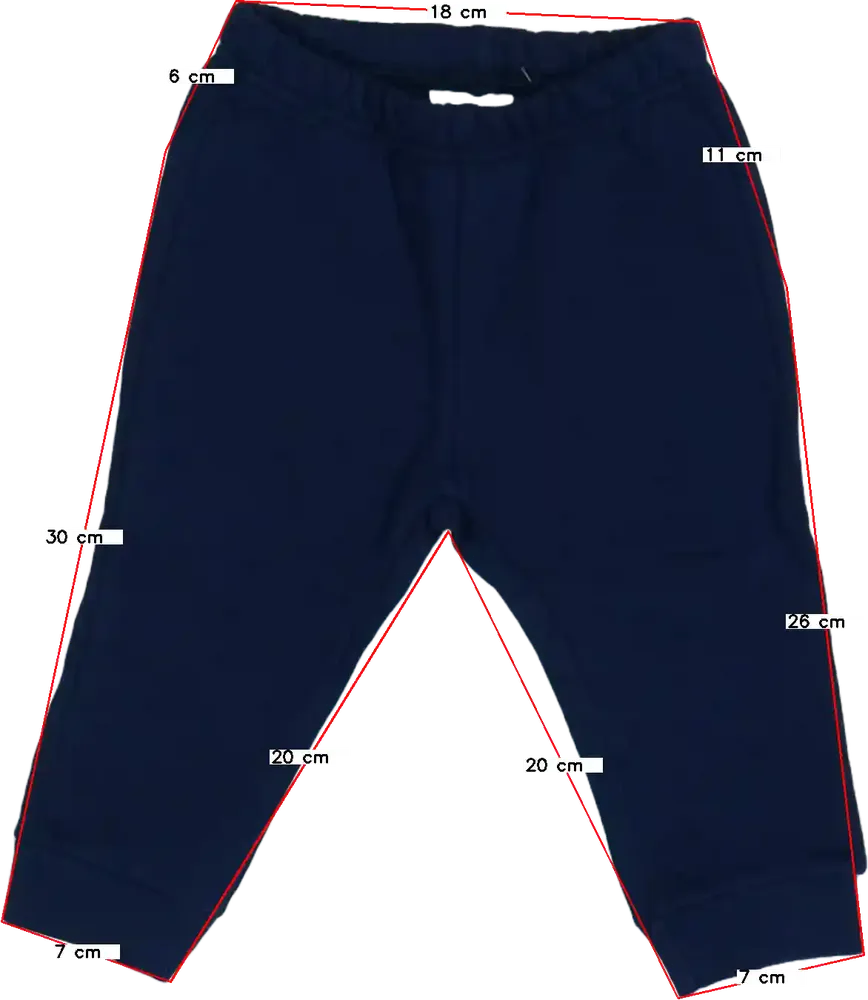 Kék Benetton Melegítőnadrág EU 80 / UK 9-12 hónap / US 12 hónap