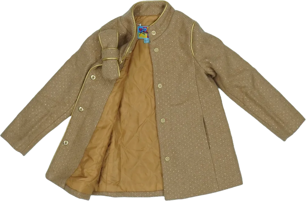 Barna Rosalita Átmeneti kabát EU 104 / UK 4 év / US 4T/XS