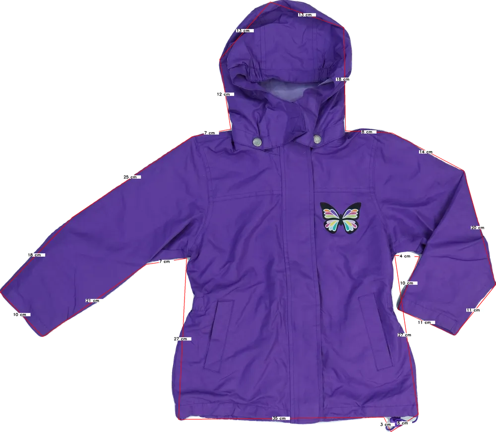 Lila Name it Széldzseki EU 116 / UK 6 év / US 6 év/S