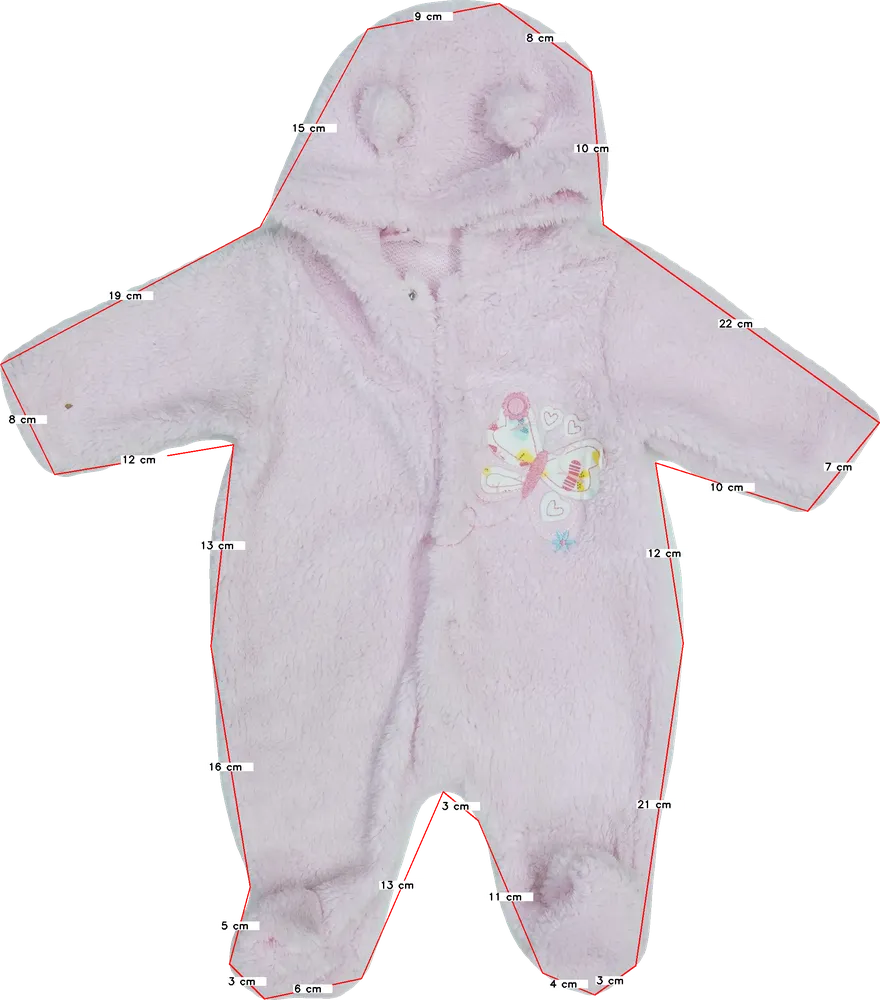 Rózsaszín Bebe Bonito Baby overál EU 62 / UK 0-3 hónap / US 0-3 hónap