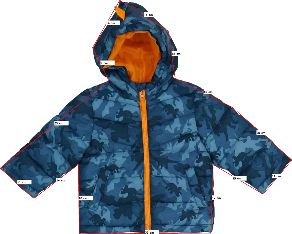 Kék Matalan Télikabát EU 80 / UK 9-12 hónap / US 12 hónap