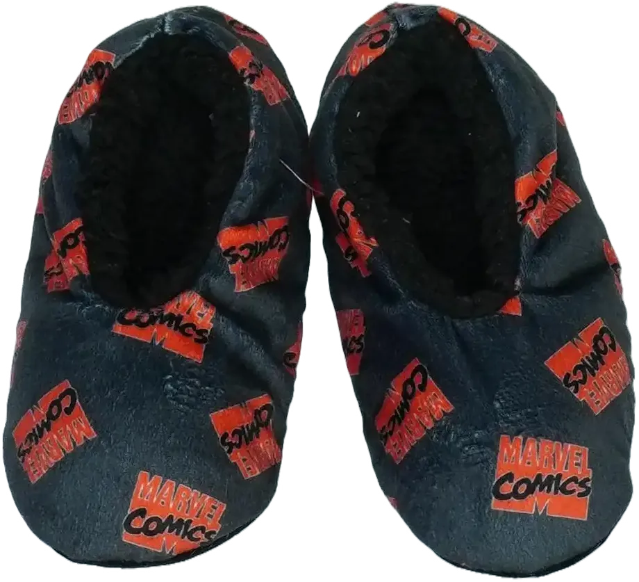 Black Marvel Slides One size