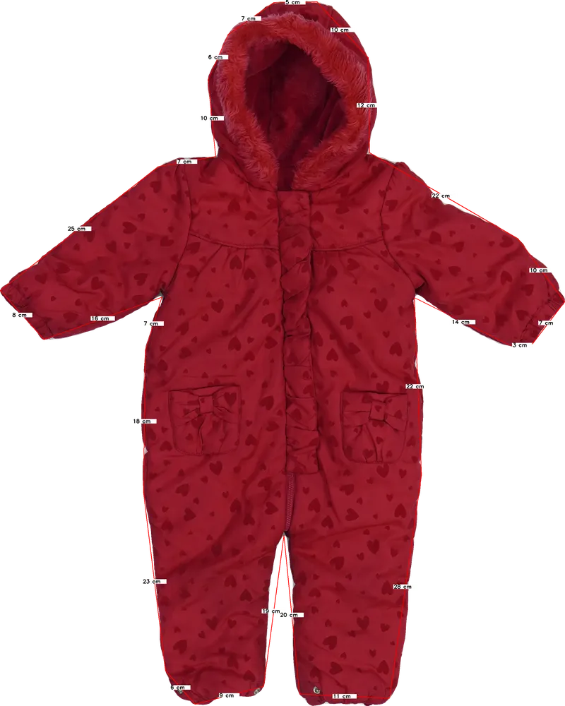 Piros Matalan Baby overál EU 86 / UK 12-18 hónap / US 18 hónap