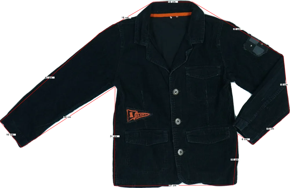 Kék Egyéb Farmerdzseki EU 128 / UK 8 év / US 8 év/M