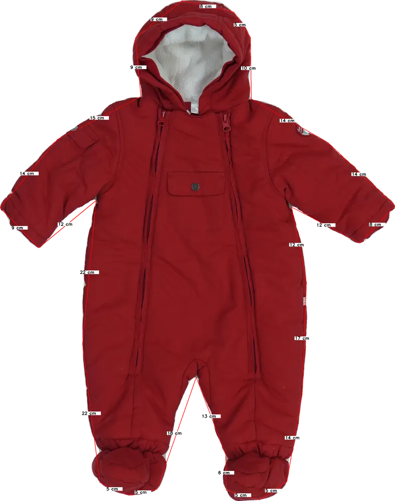 Piros Egyéb Baby overál EU 68 / UK 3-6 hónap / US 3-6 hónap