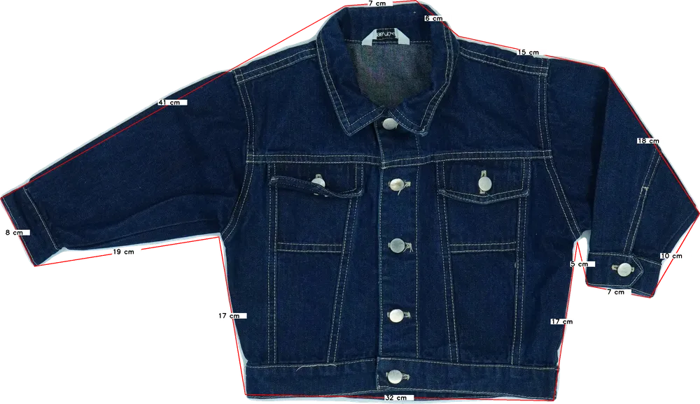 Kék Egyéb Farmerdzseki EU 104 / UK 4 év / US 4T/XS