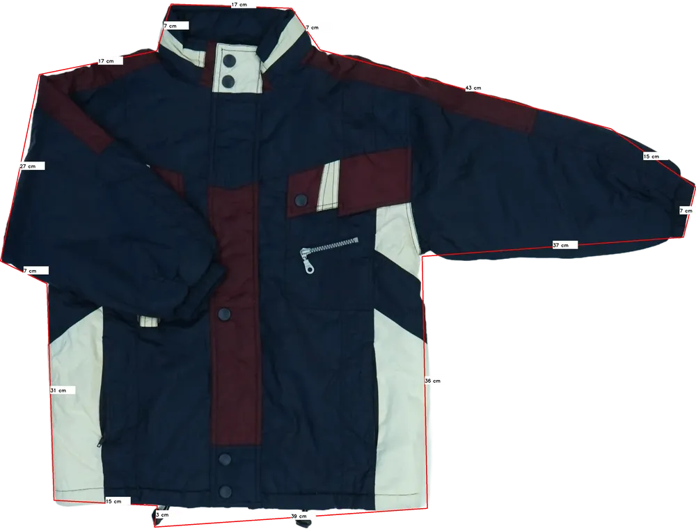 Többszínű Formicula Télikabát EU 128 / UK 8 év / US 8 év/M