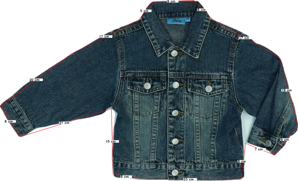 Kék Tik&amp;Tak Farmerdzseki EU 98 / UK 3 év / US 3T