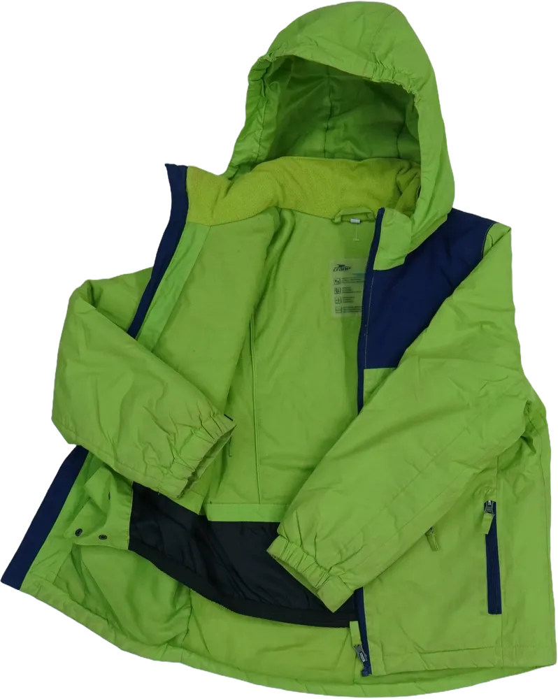 Zöld Crane Átmeneti kabát EU 140 / UK 10 év / US 10 év/L