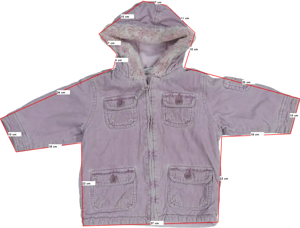 Rózsaszín Next Télikabát EU 92 / UK 2 év / US 2T