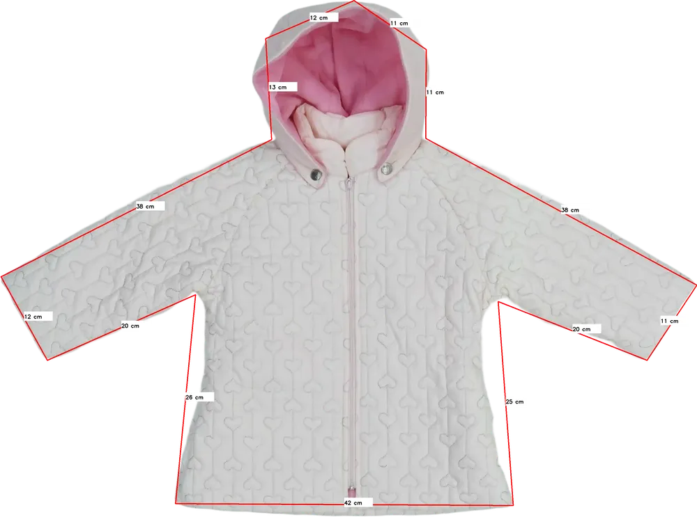 Rózsaszín Iana Átmeneti kabát EU 92 / UK 2 év / US 2T