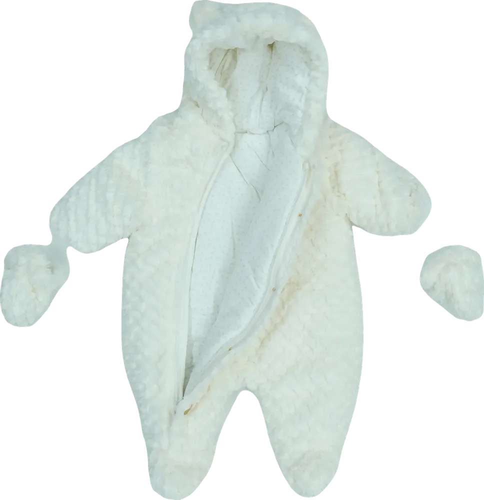 Fehér Mothercare Baby overál EU 56 / UK Újszülött / US Újszülött