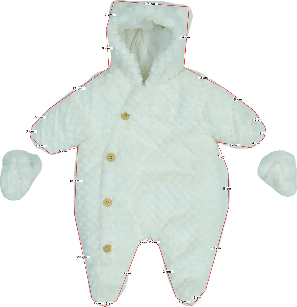 Fehér Mothercare Baby overál EU 56 / UK Újszülött / US Újszülött