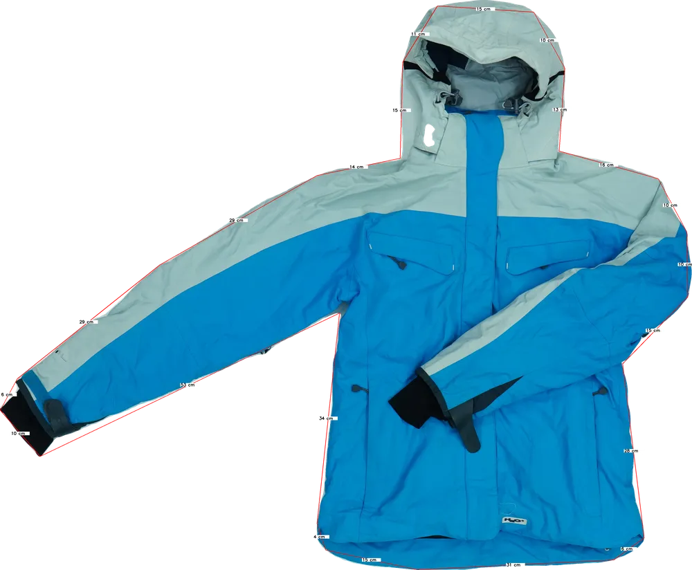 Kék H2O Síkabát M