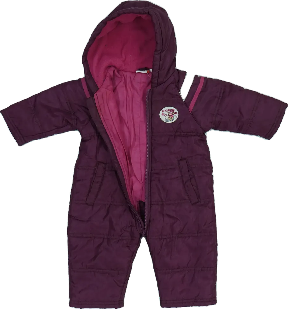 Bordó Berti Baby overál EU 68 / UK 3-6 hónap / US 3-6 hónap