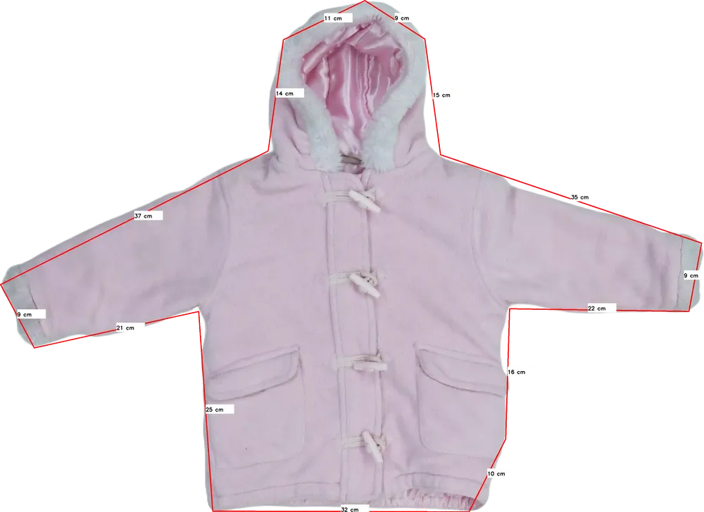 Rózsaszín Cherokee Télikabát EU 98 / UK 3 év / US 3T