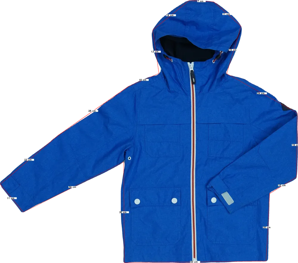 Kék Next Széldzseki EU 134 / UK 9 év / US 9 év/L