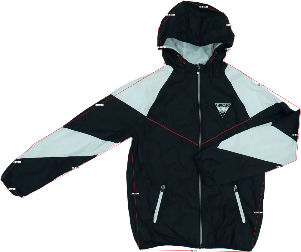 Fekete C&amp;A Széldzseki EU 164 / UK 14 év / US 14 év/XL