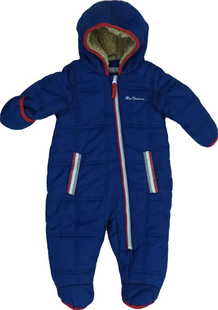 Kék Ben Sherman Baby overál EU 68 / UK 3-6 hónap / US 3-6 hónap