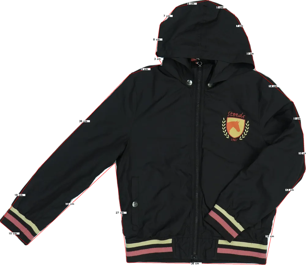 Barna Steeds Széldzseki EU 152 / UK 12 év / US 12 év/L