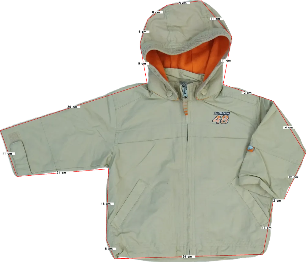 Barna H&amp;M Széldzseki EU 86 / UK 12-18 hónap / US 18 hónap