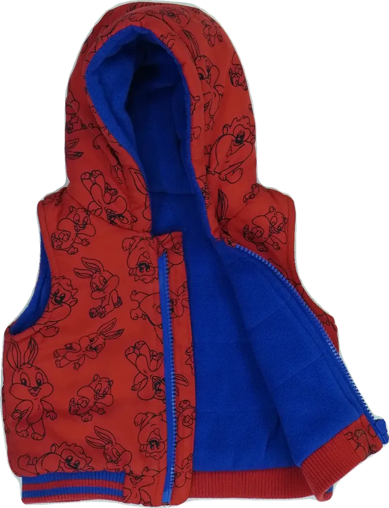 Piros Disney Mellény EU 62 / UK 0-3 hónap / US 0-3 hónap