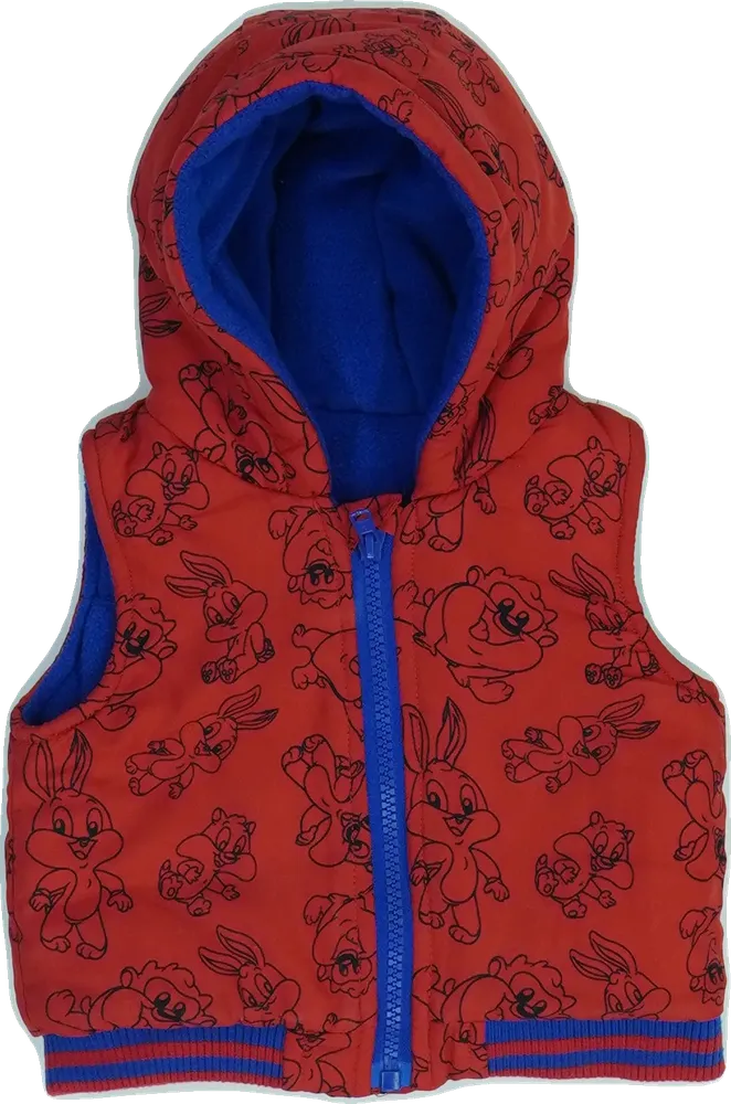 Piros Disney Mellény EU 62 / UK 0-3 hónap / US 0-3 hónap