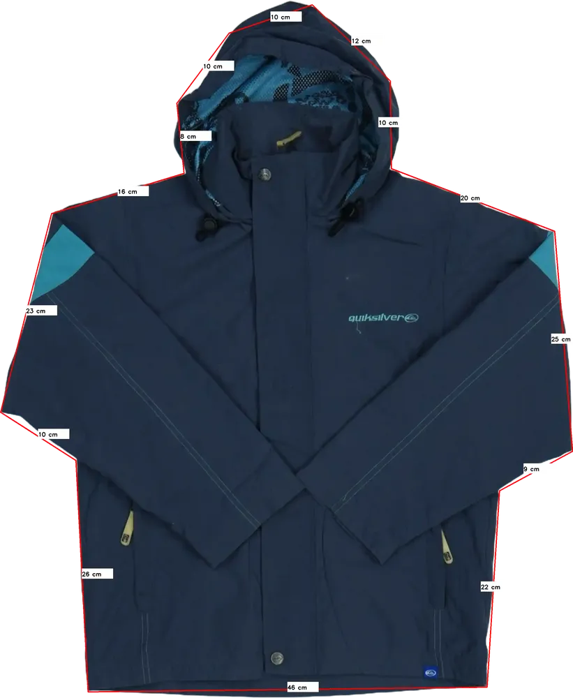 Szürke Quiksilver Télikabát EU 140 / UK 10 év / US 10 év/L