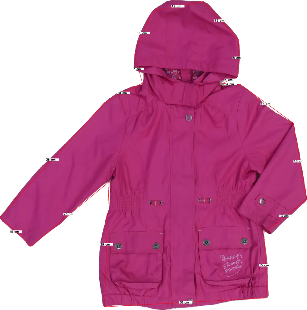 Rózsaszín C&amp;A Széldzseki EU 110 / UK 5 év / US 5 év/XS