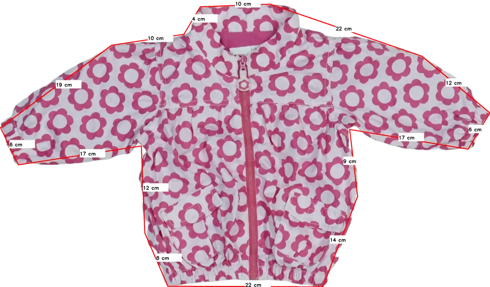 Rózsaszín H&amp;M Széldzseki EU 74 / UK 6-9 hónap / US 6-9 hónap