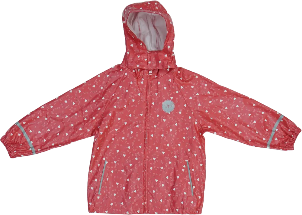 Piros C&amp;A Esőkabát EU 122 / UK 7 év / US 7 év/M