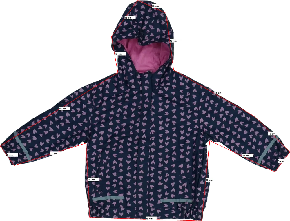 Szürke X-Mail Esőkabát EU 110 / UK 5 év / US 5 év/XS