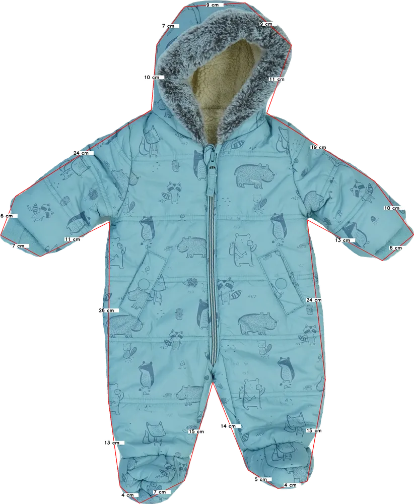 Zöld George Baby overál EU 62 / UK 0-3 hónap / US 0-3 hónap