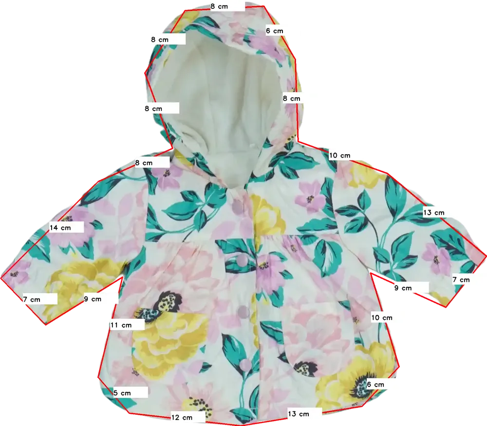 Barna Nutmeg Széldzseki EU 50 / UK Újszülött / US Újszülött