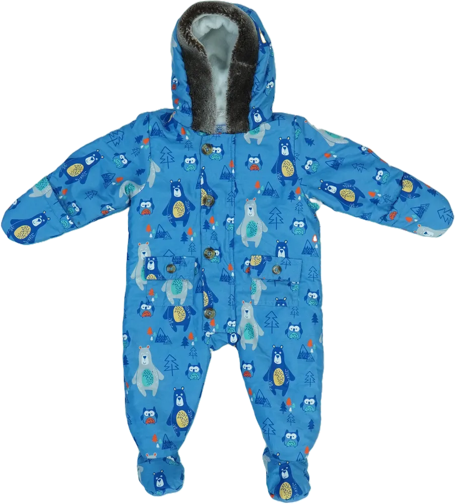 Kék M&amp;Co. Baby overál EU 68 / UK 3-6 hónap / US 3-6 hónap