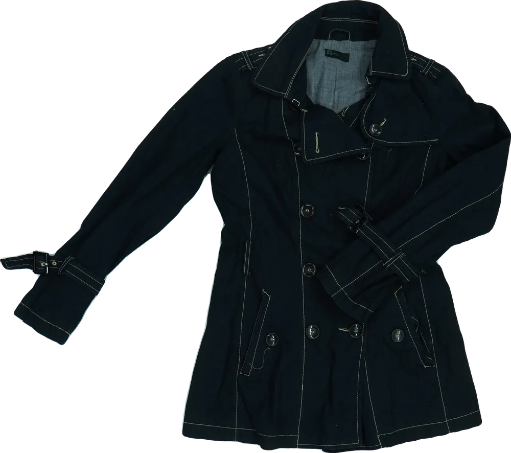 Kék Benetton Átmeneti kabát EU 38