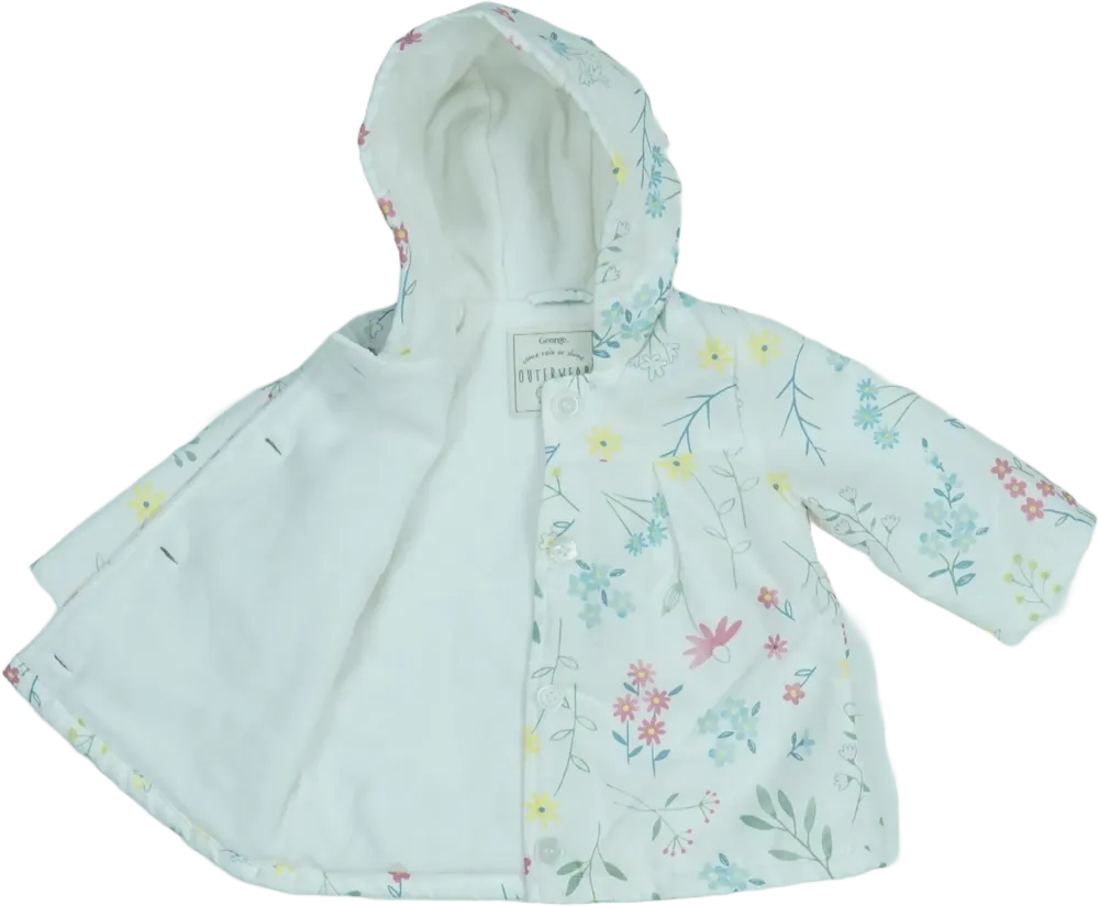 Fehér George Átmeneti kabát EU 74 / UK 6-9 hónap / US 6-9 hónap