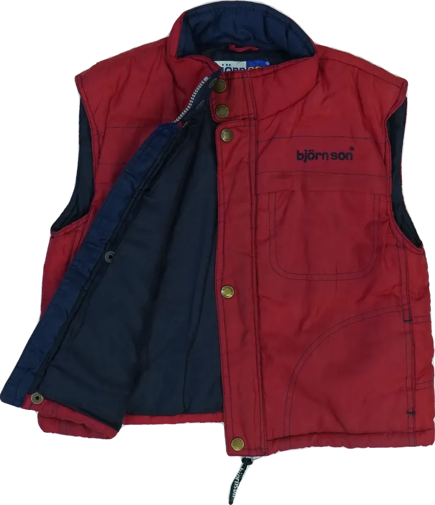 Piros Björnson Mellény EU 104 / UK 4 év / US 4T/XS