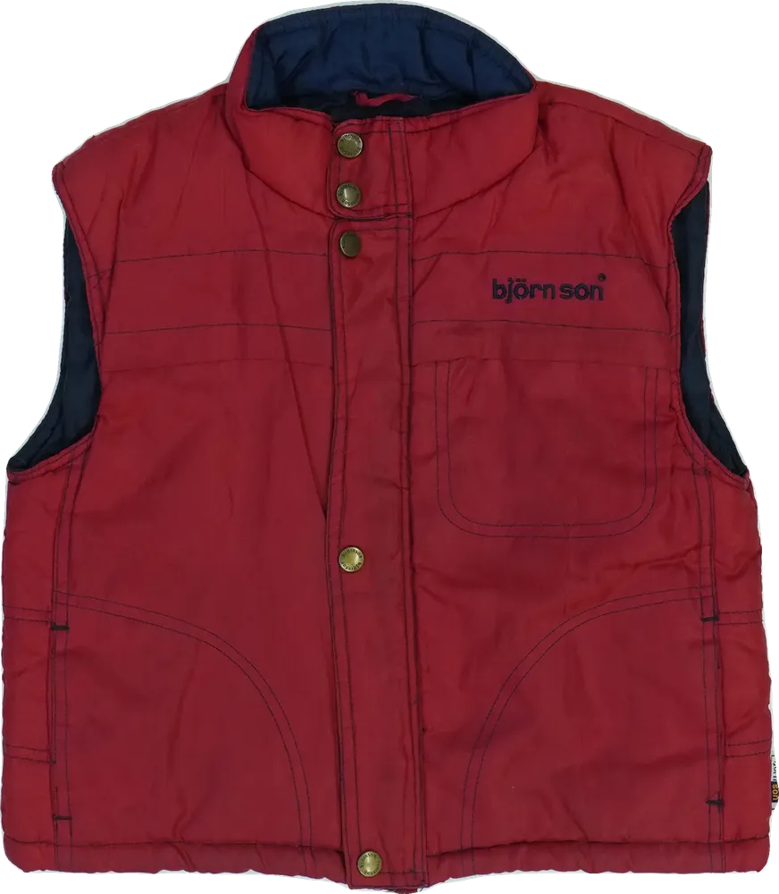 Piros Björnson Mellény EU 104 / UK 4 év / US 4T/XS