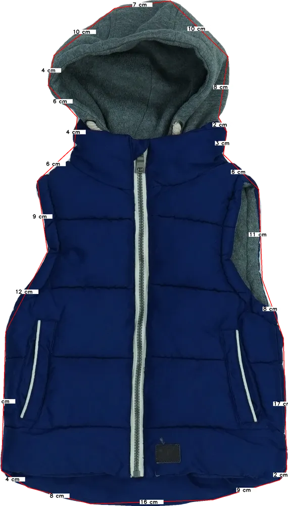 Kék Rebel Mellény EU 116 / UK 6 év / US 6 év/S