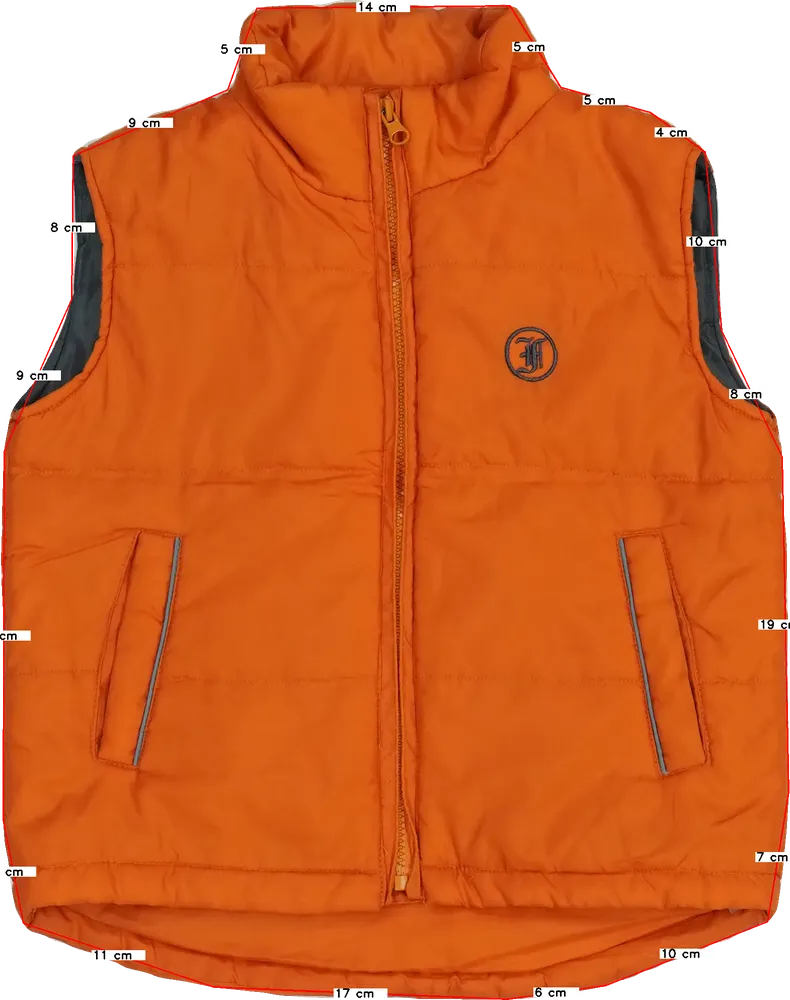 Sárga (narancs) X-Mail Mellény EU 122 / UK 7 év / US 7 év/M