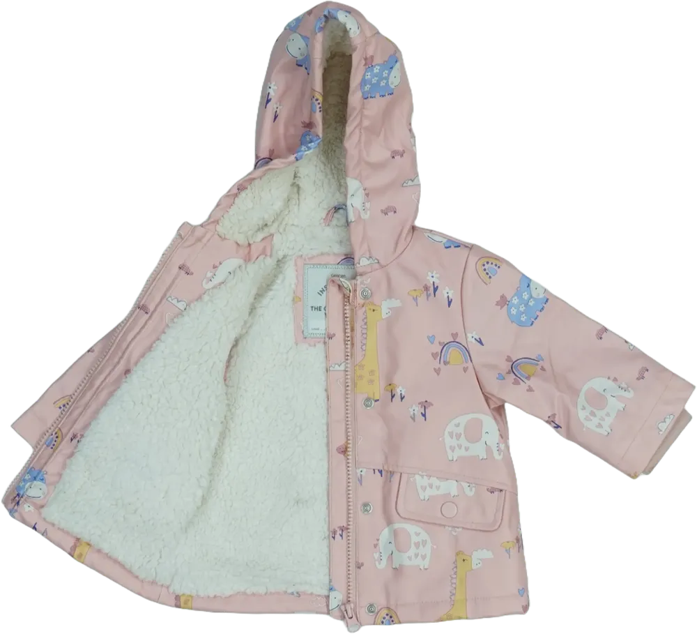 Pink George Raincoat EU 74 / UK 6-9 months / US 6-9 months